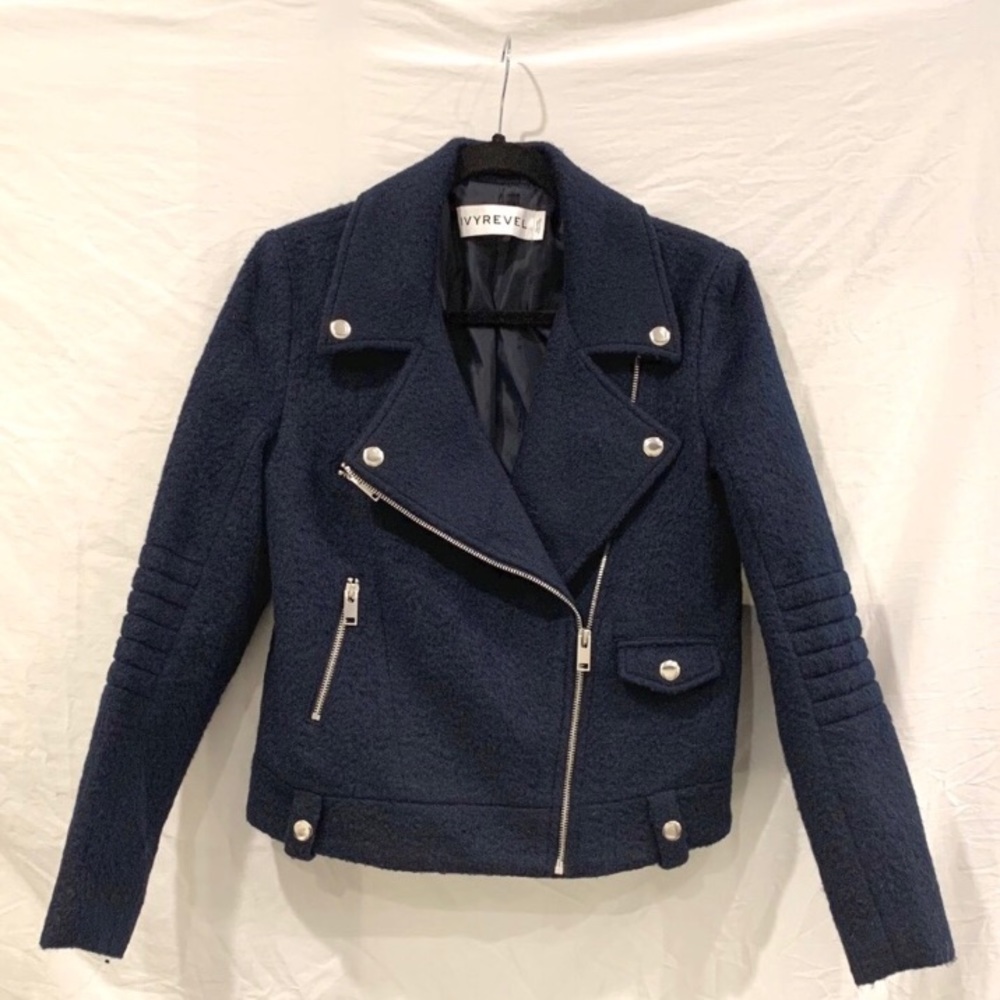 Wool Biker Jacket